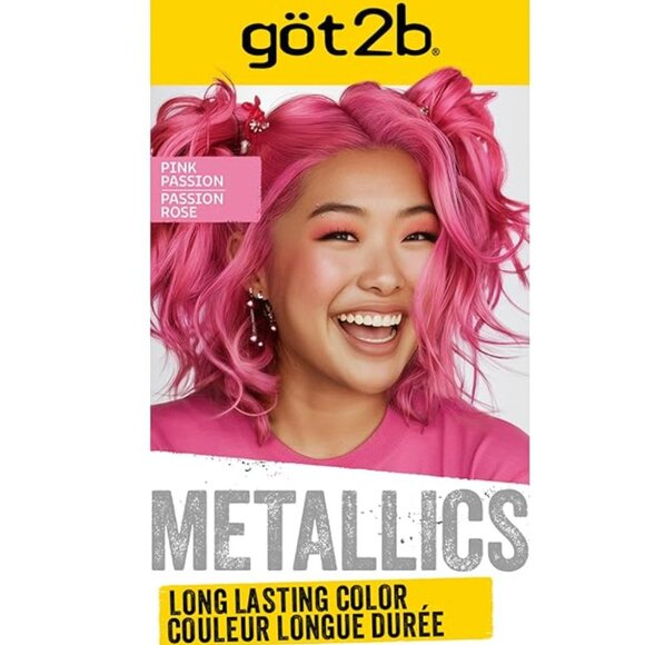 Got2b Metallics, Permanent Hair Color, M87 Pink Passion - Picture 1 of 3